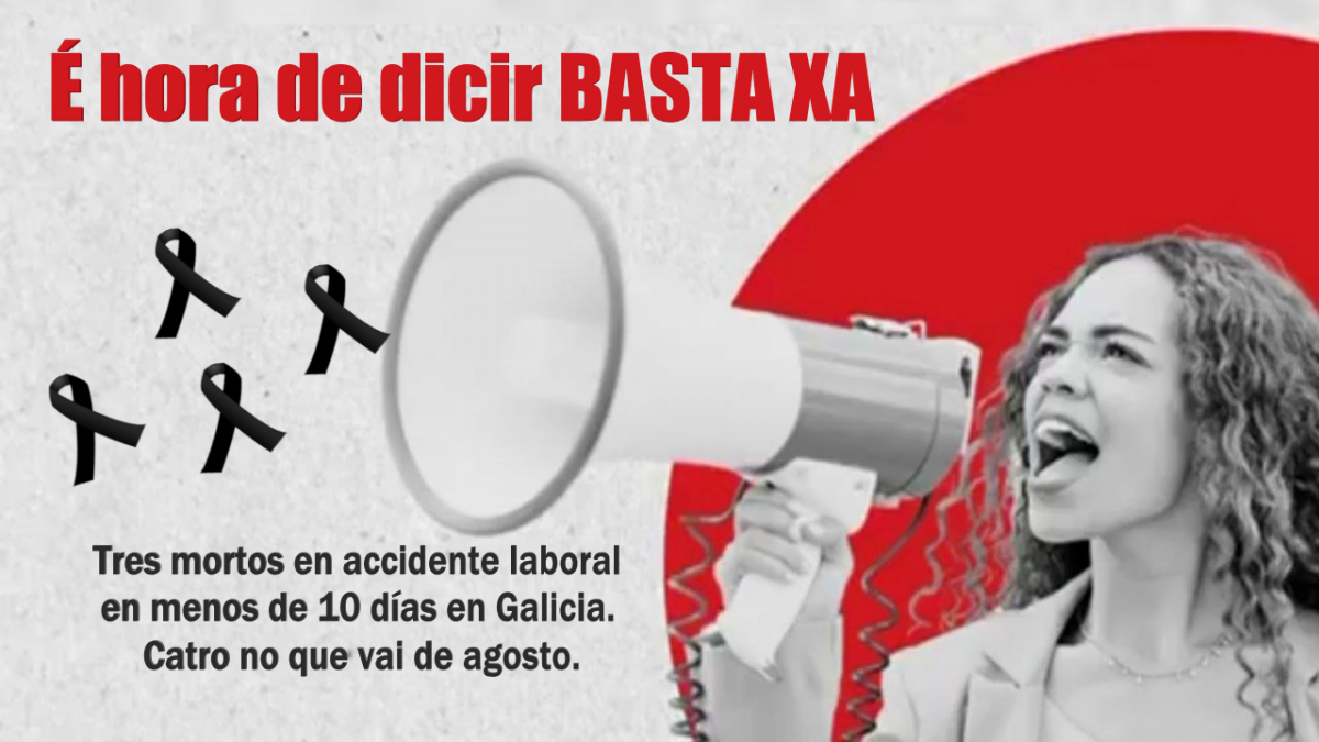 Accidentes laborais Agosto