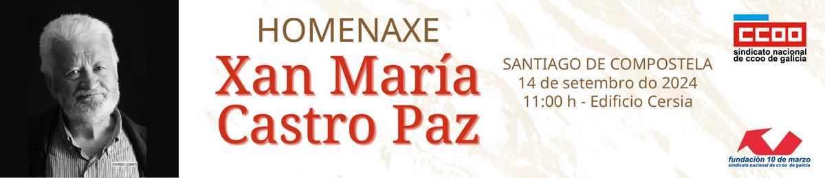 Homenaxe a Xan Mara Castro Paz