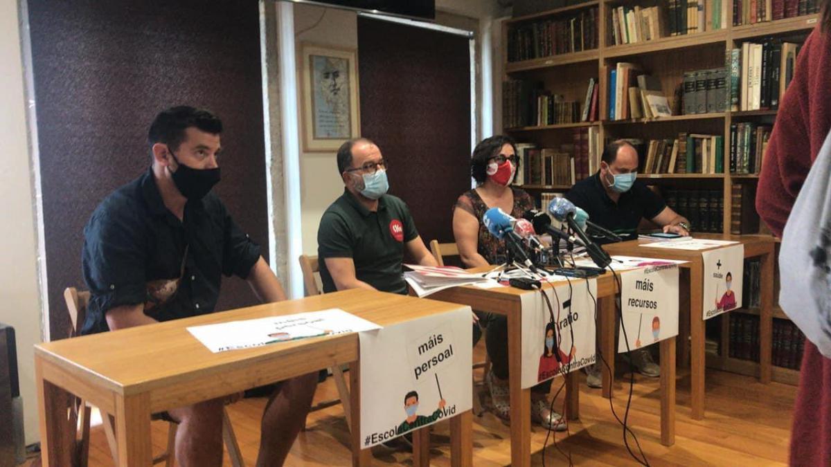 Conferencia de prensa para anunciar as mobilizacins e a folga