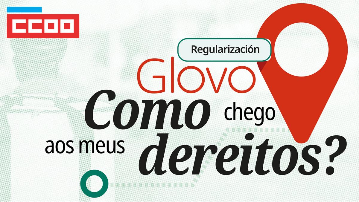 CCOO abre unha web para asesorar as persoas traballadoras de Glovo