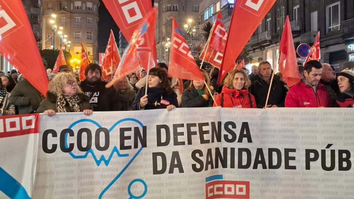 CCOO en defensa da sanidade pblica