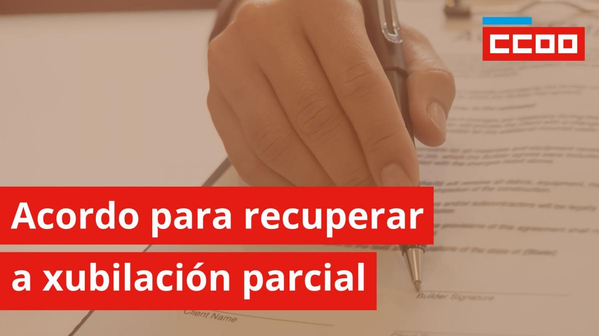 Recuperada a xubilacin parcial para o persoal funcionario e estatutario | Imaxe de fondo: Canva