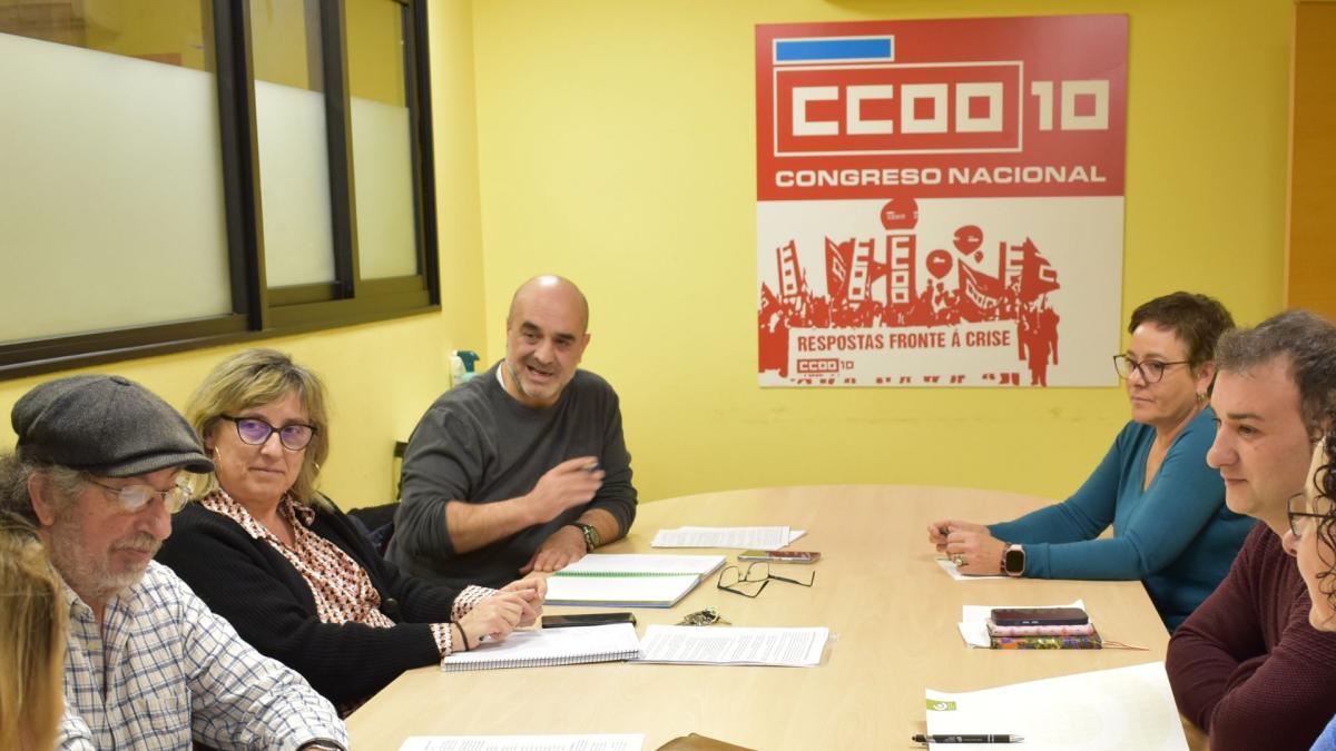 Reunin de CCOO con profesionais do traballo social dos concellos de Galicia