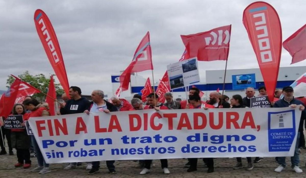 Protesta do persoal traballador da APMRP. (arquivo)